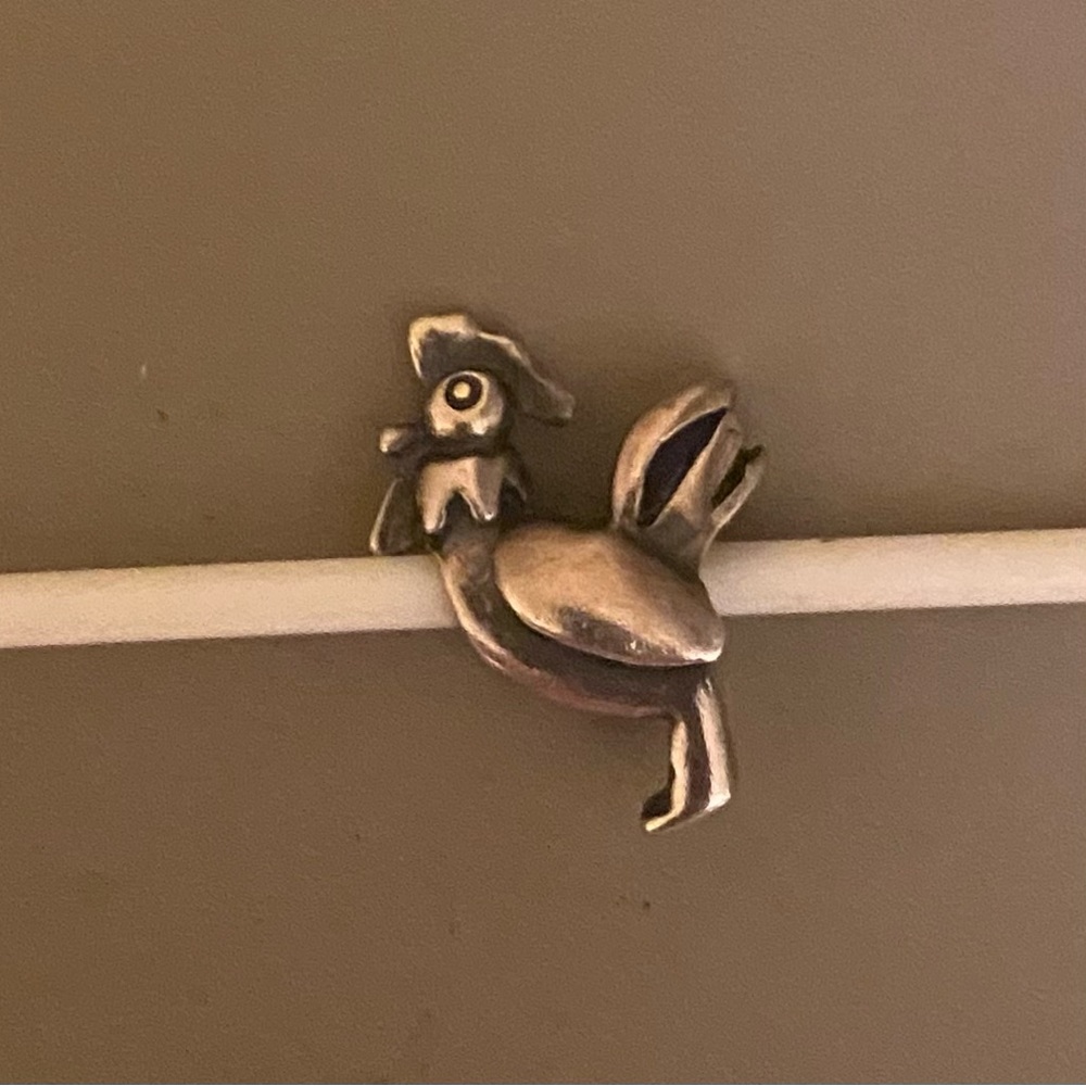 Trollbeads Rooster Bead Sterling Silver 925 Rare NWOT
